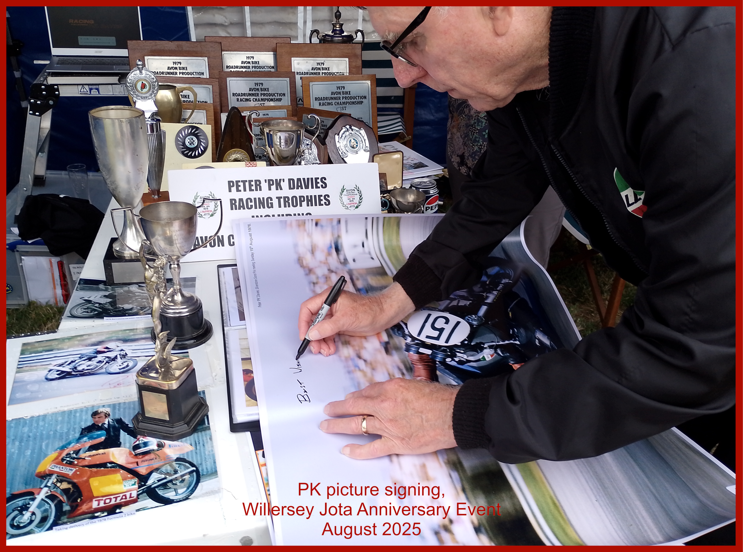 Signed PK Davies Poster Raffle Ticket Purchase - Image 2
